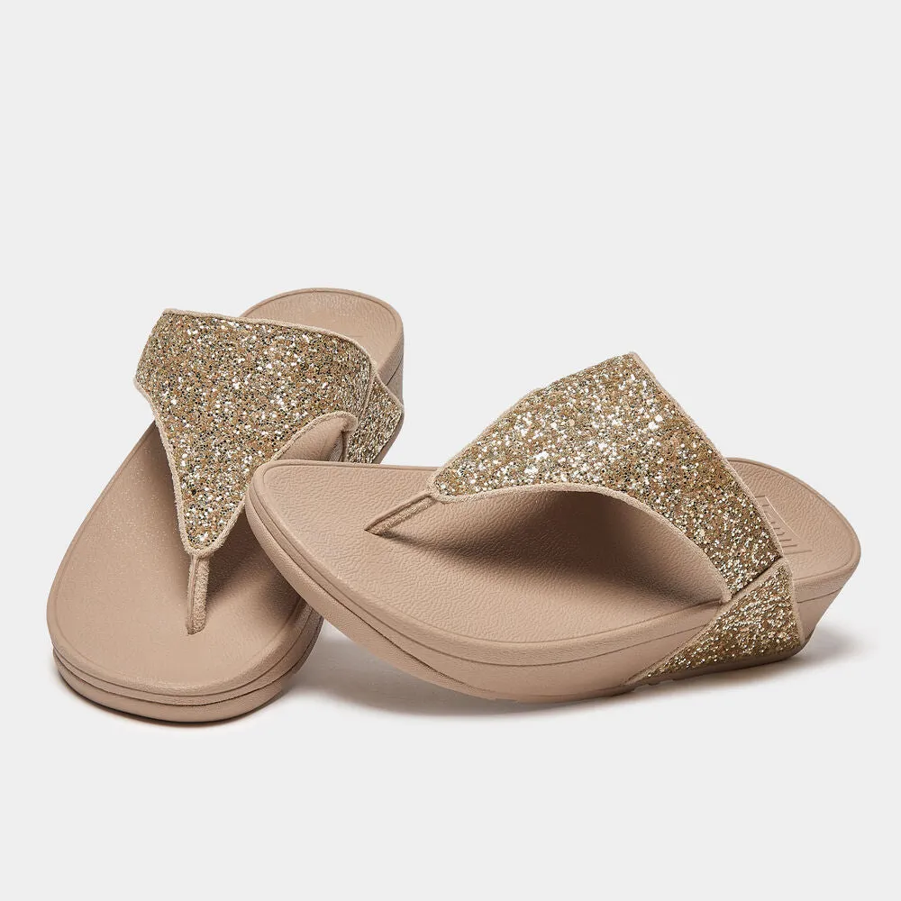 Lulu Glitter Flit Flops Toe Thongs Post Sandals