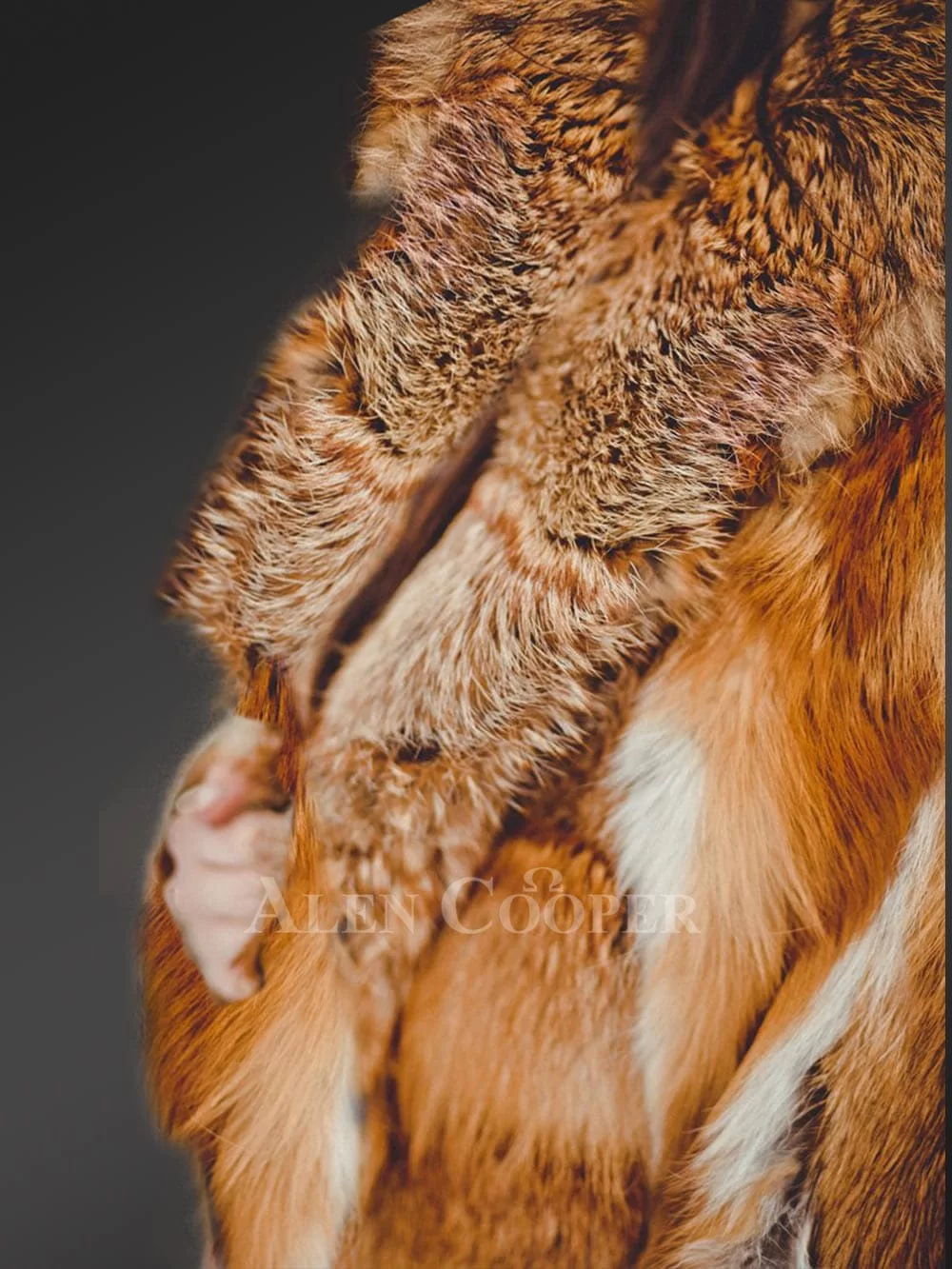 Men’s Fox Fur Long Coat