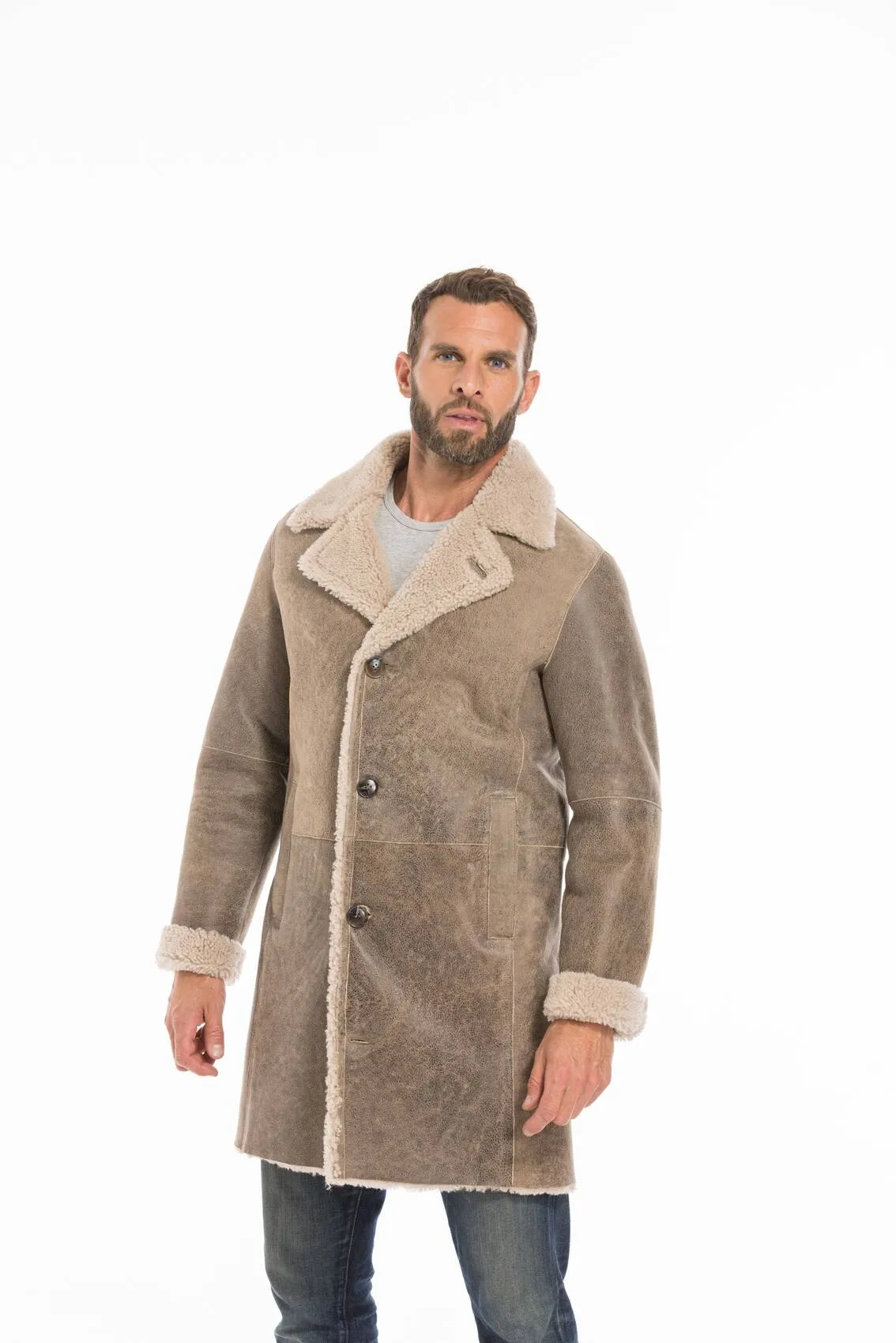 Men's sand prince sheep coat