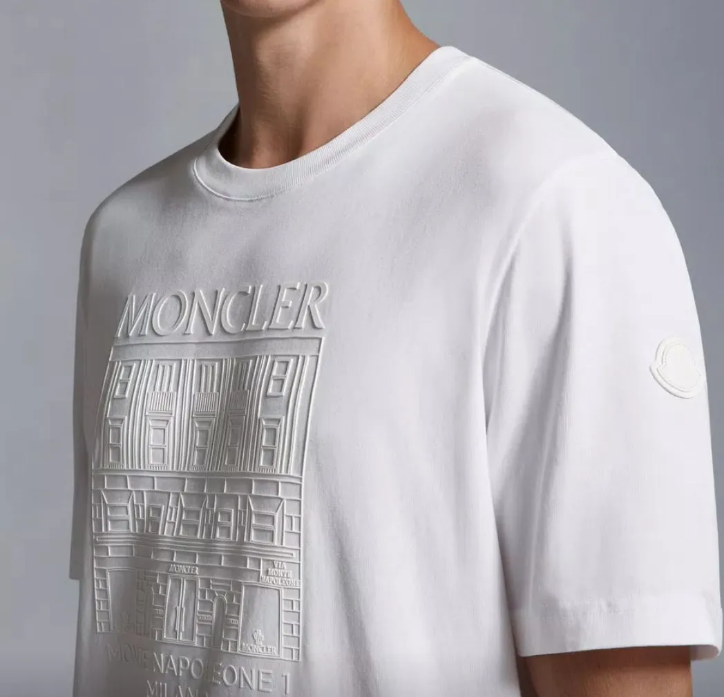 MONCLER  |Embossed Motif T-Shirt