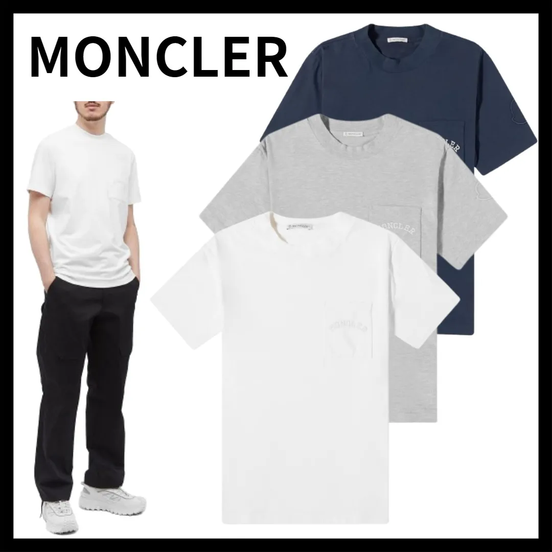 MONCLER  |Plain Logo T-Shirts