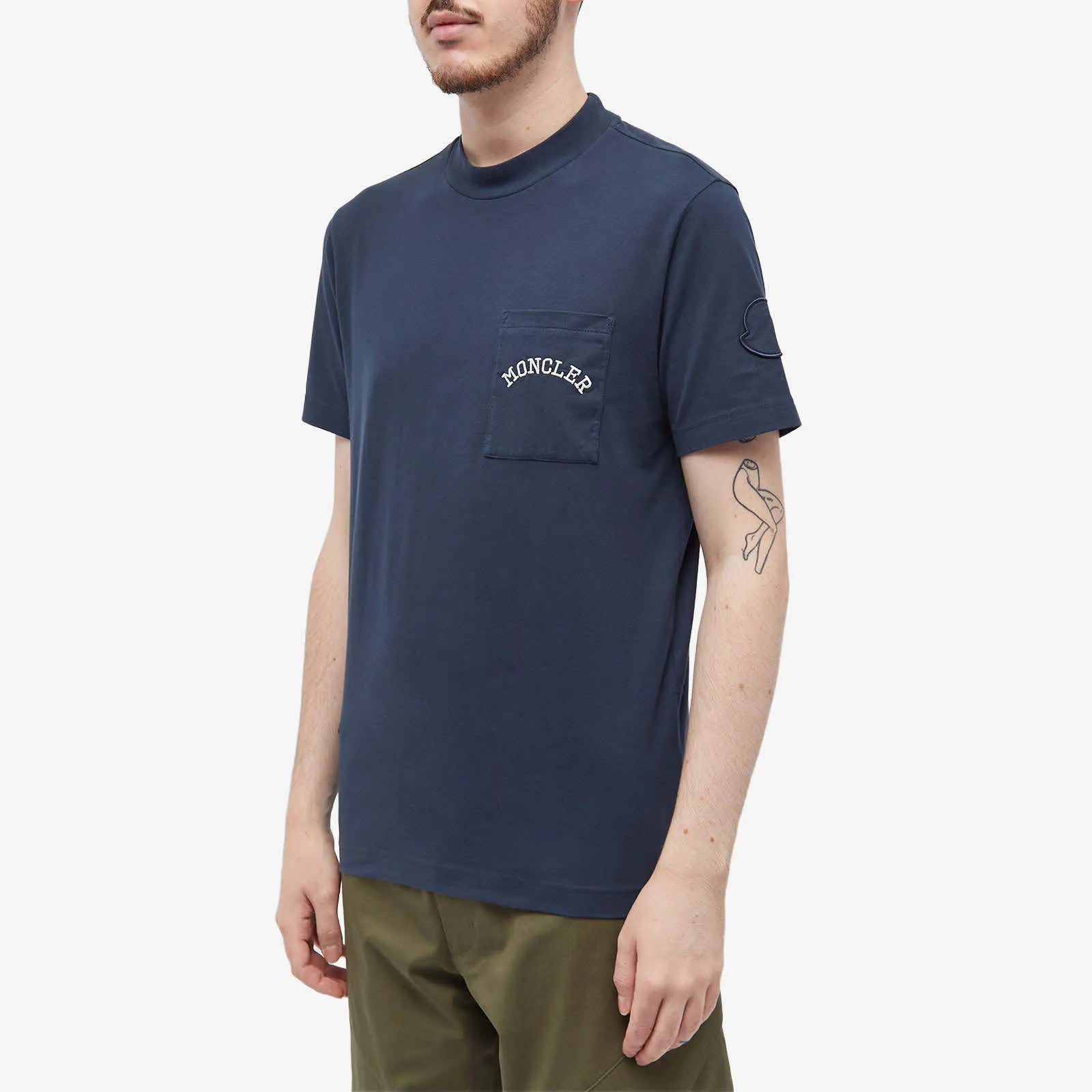 MONCLER  |Plain Logo T-Shirts