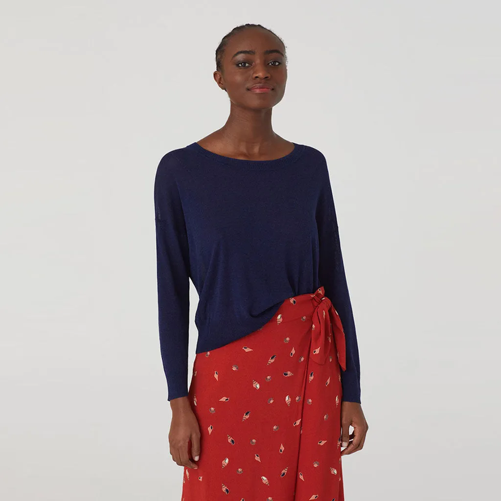 Nice Things Openwork Sweater - Cotton & Viscose