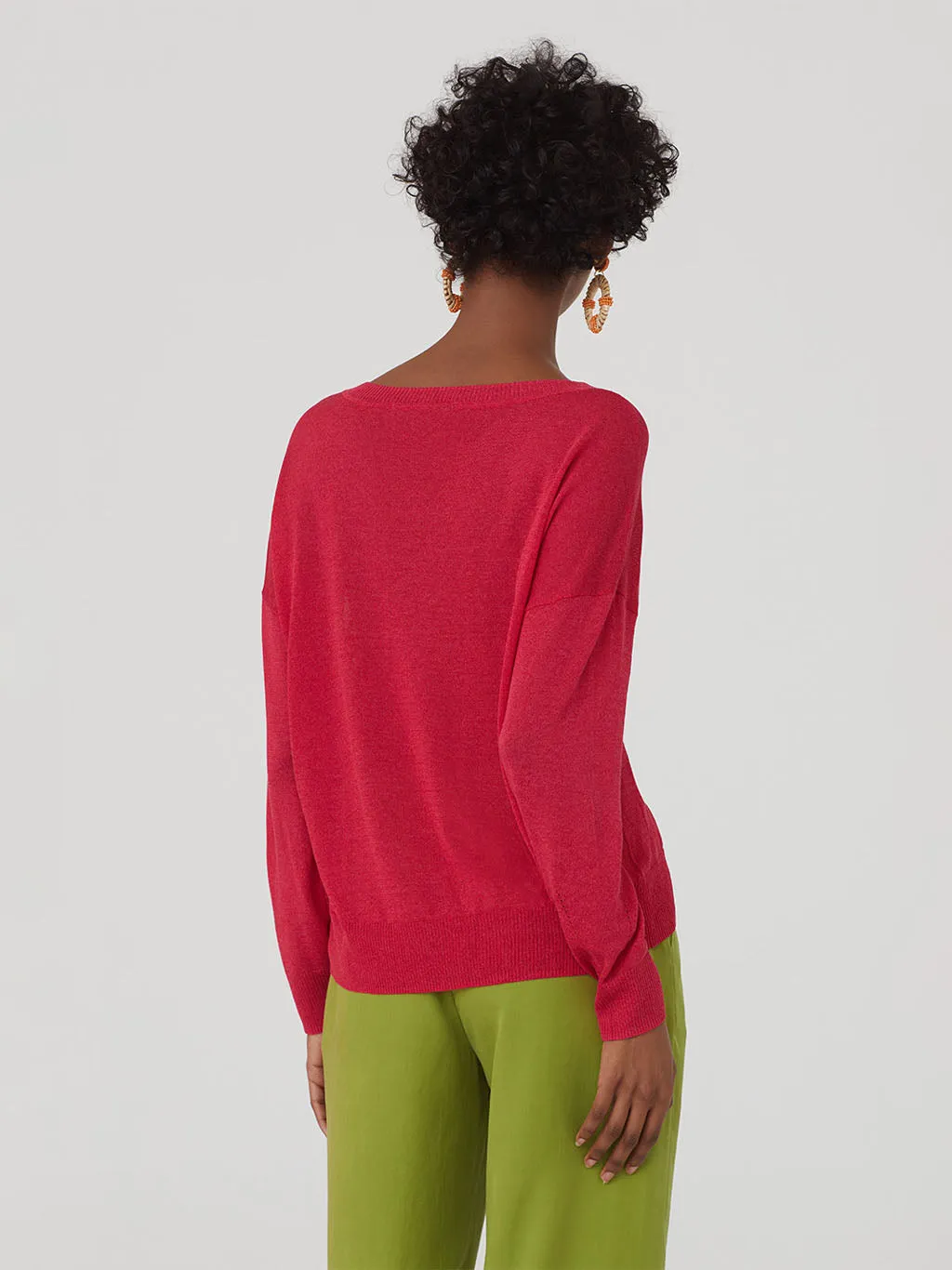 Nice Things Openwork Sweater - Cotton & Viscose