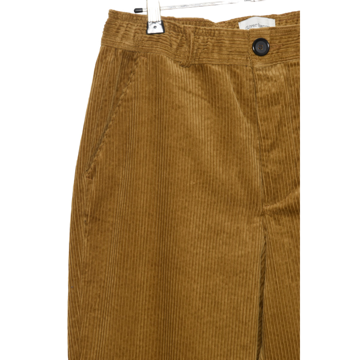 Oliver Spencer Drawstring Trousers Hudson Cord tan