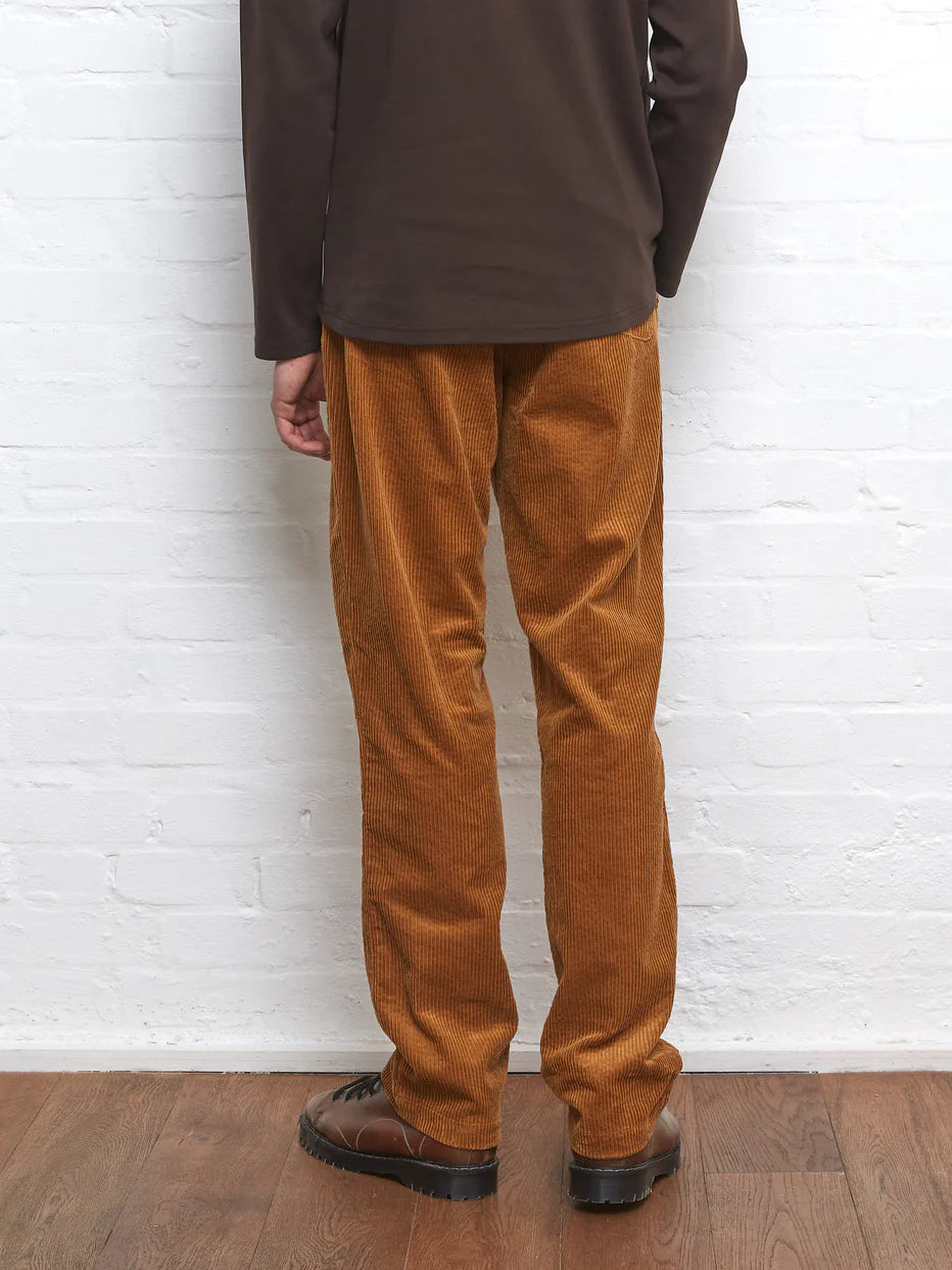 Oliver Spencer Drawstring Trousers Hudson Cord tan