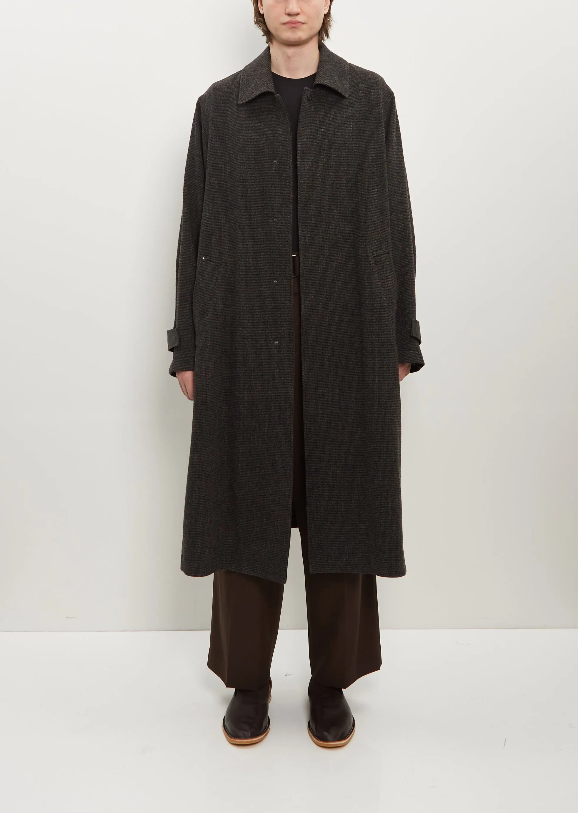 Oversized Balmacaan Coat