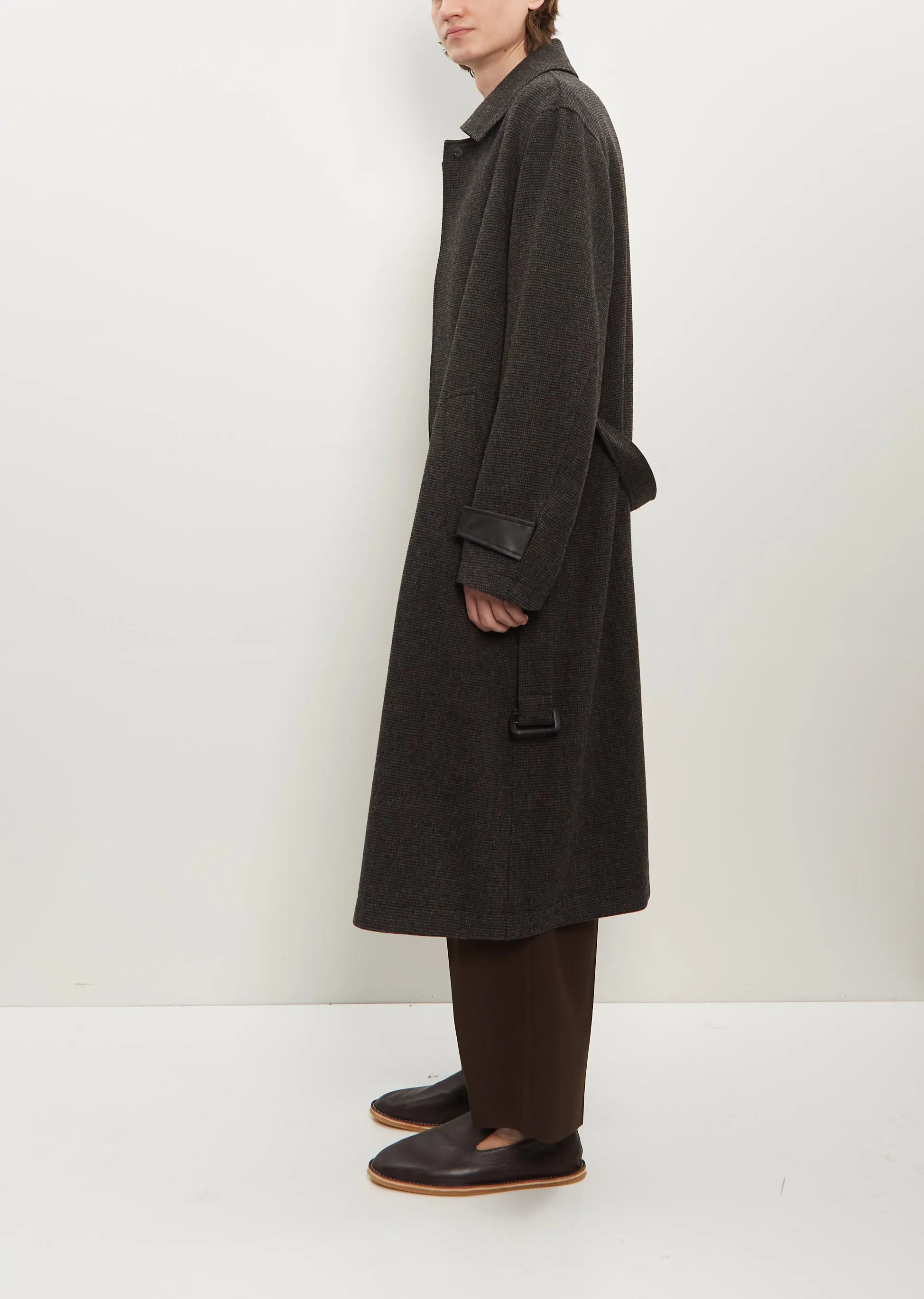 Oversized Balmacaan Coat