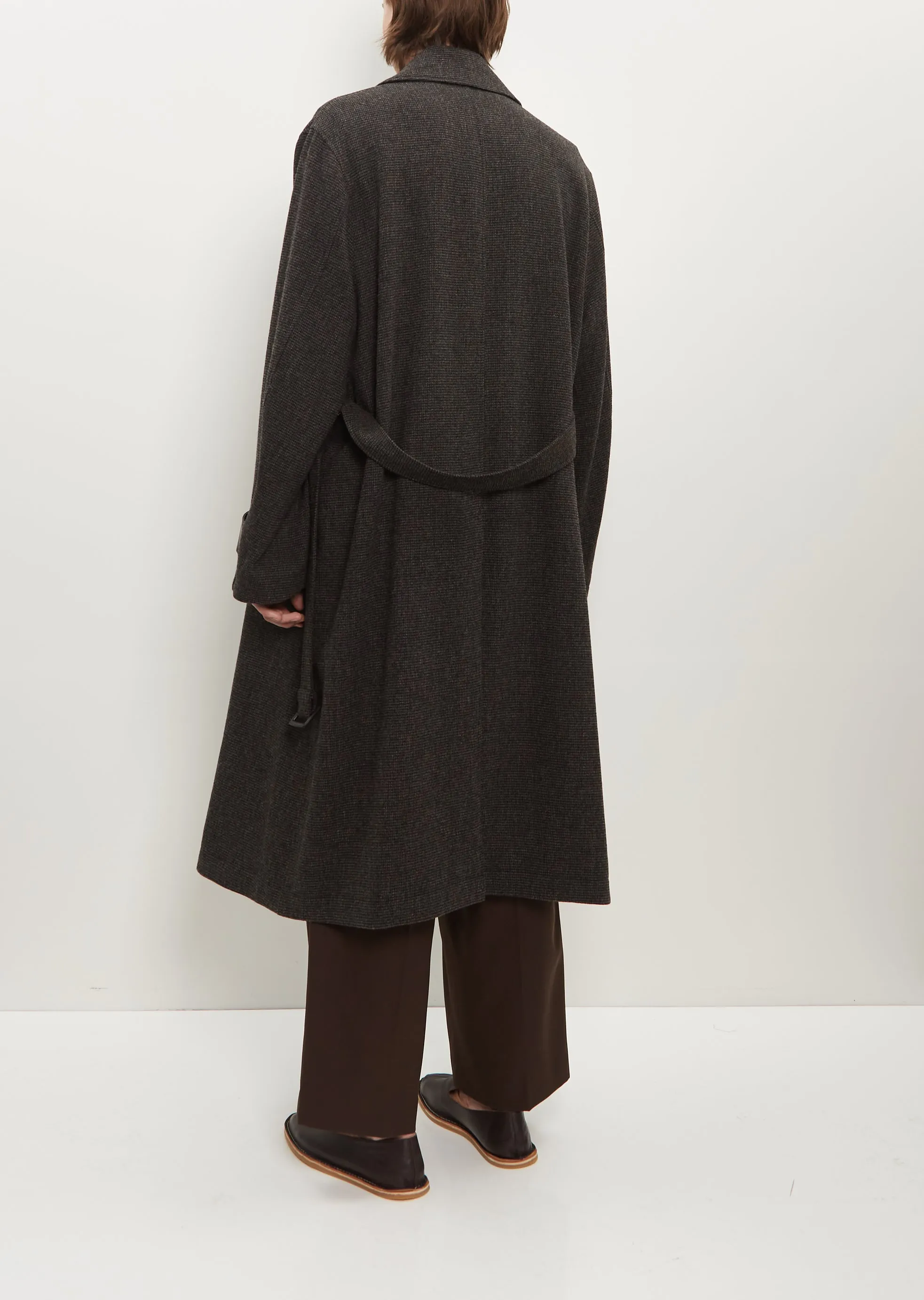 Oversized Balmacaan Coat