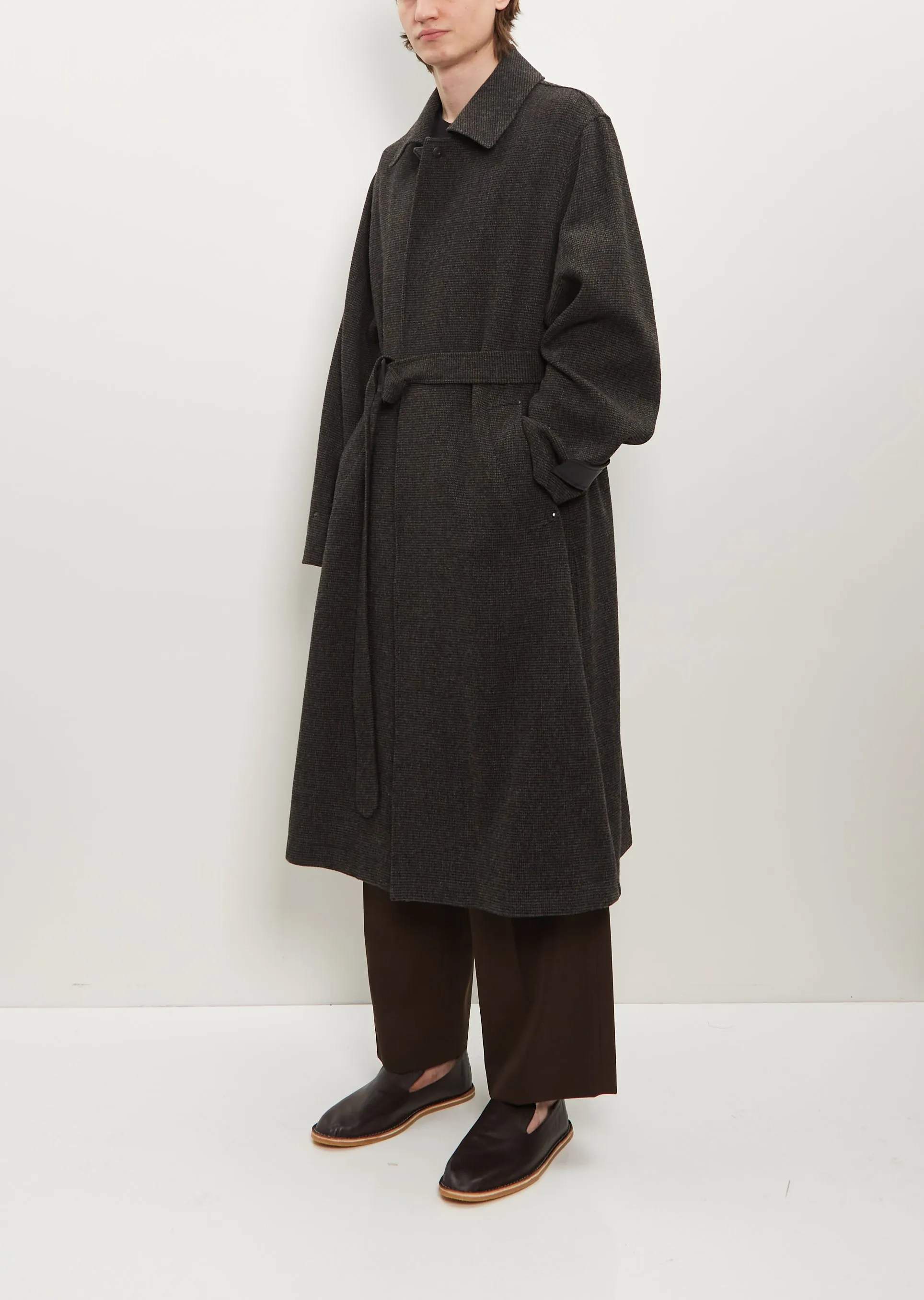 Oversized Balmacaan Coat