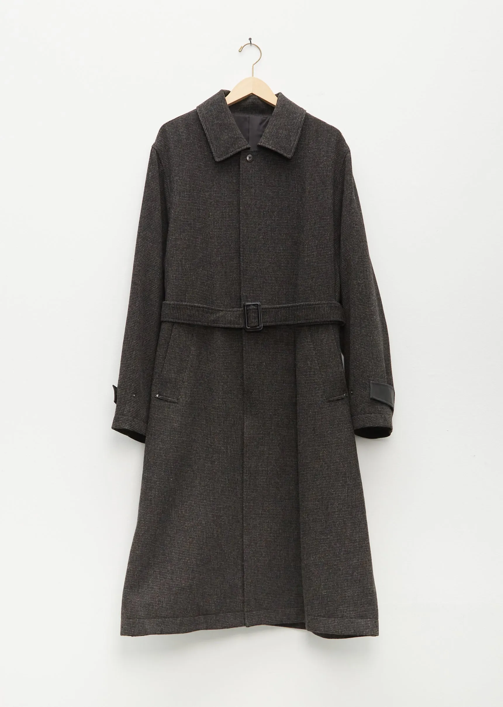 Oversized Balmacaan Coat