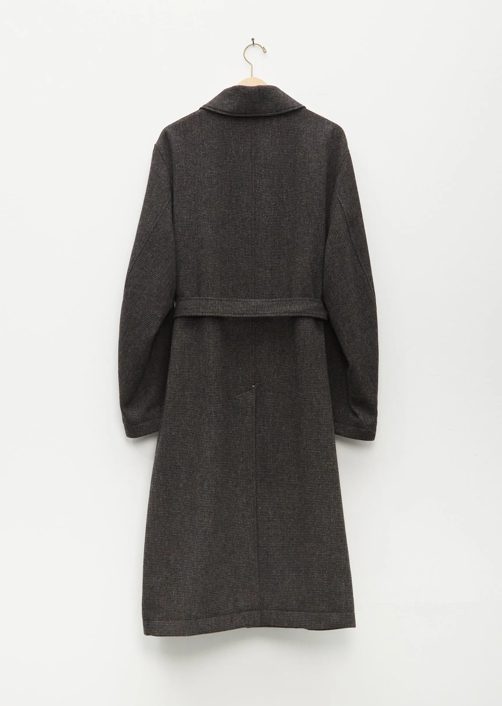 Oversized Balmacaan Coat