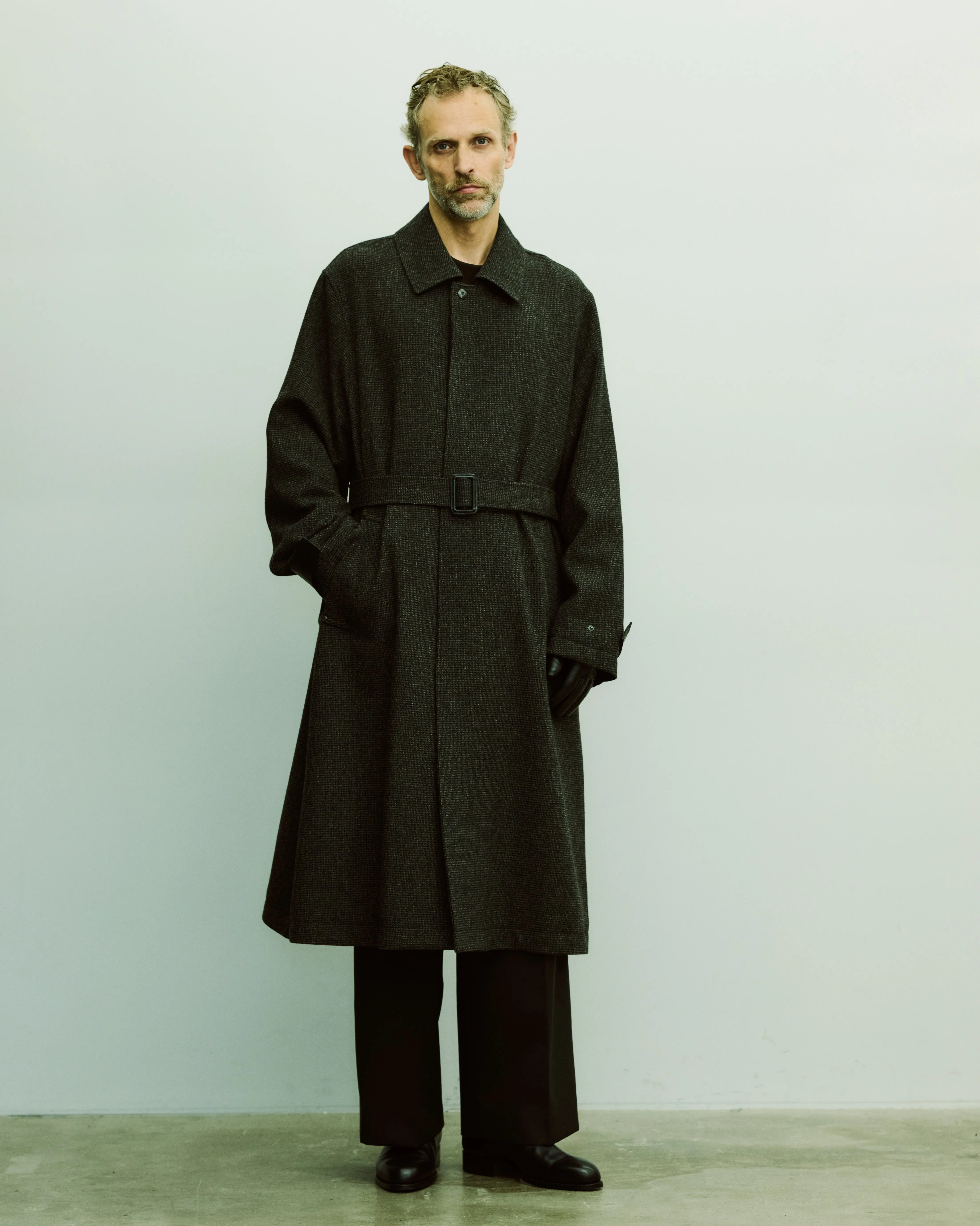 Oversized Balmacaan Coat