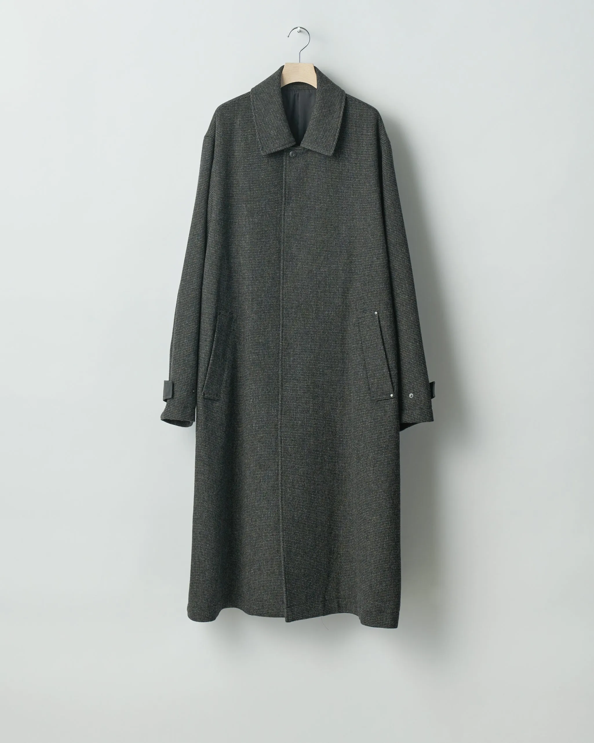 Oversized Balmacaan Coat