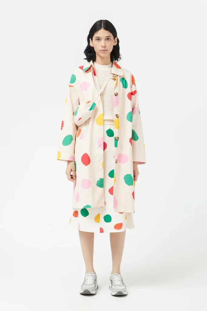 Paint Spots Trench Coat