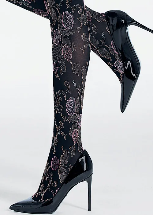 Pierre Mantoux Rosa Fashion Tights ()