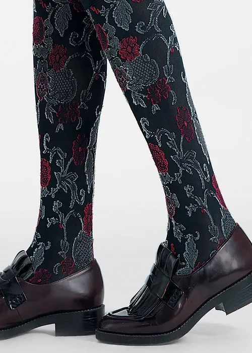 Pierre Mantoux Rosa Fashion Tights ()