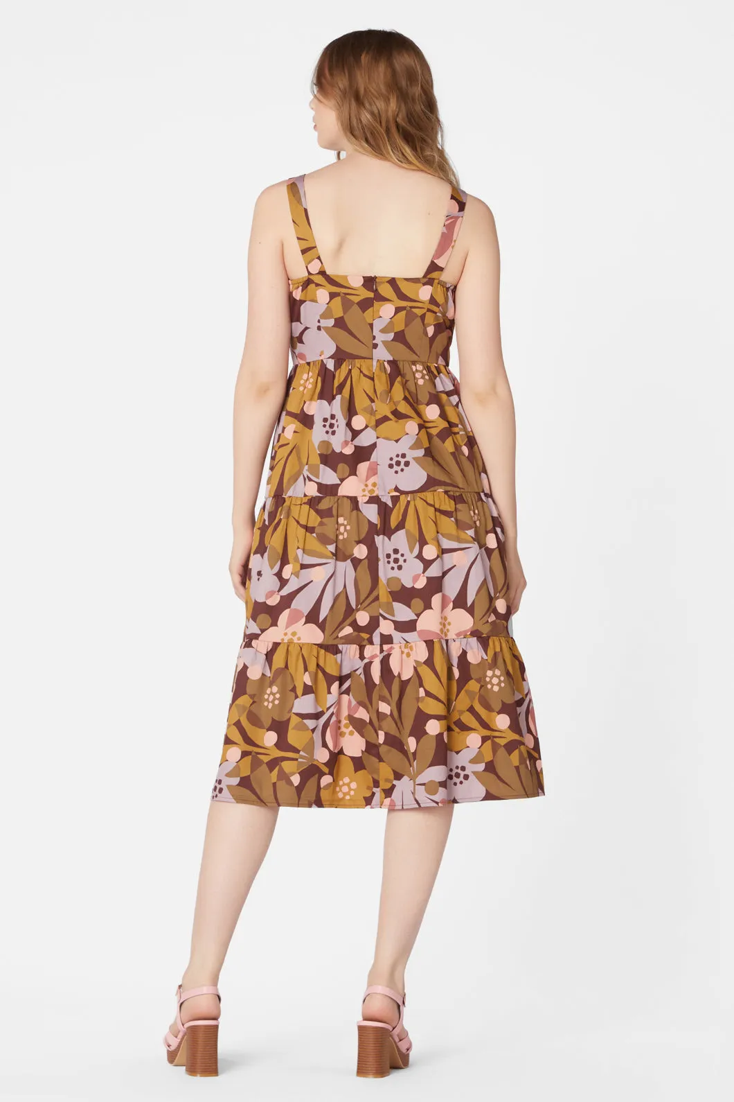 Pippa Floral Midi Dress