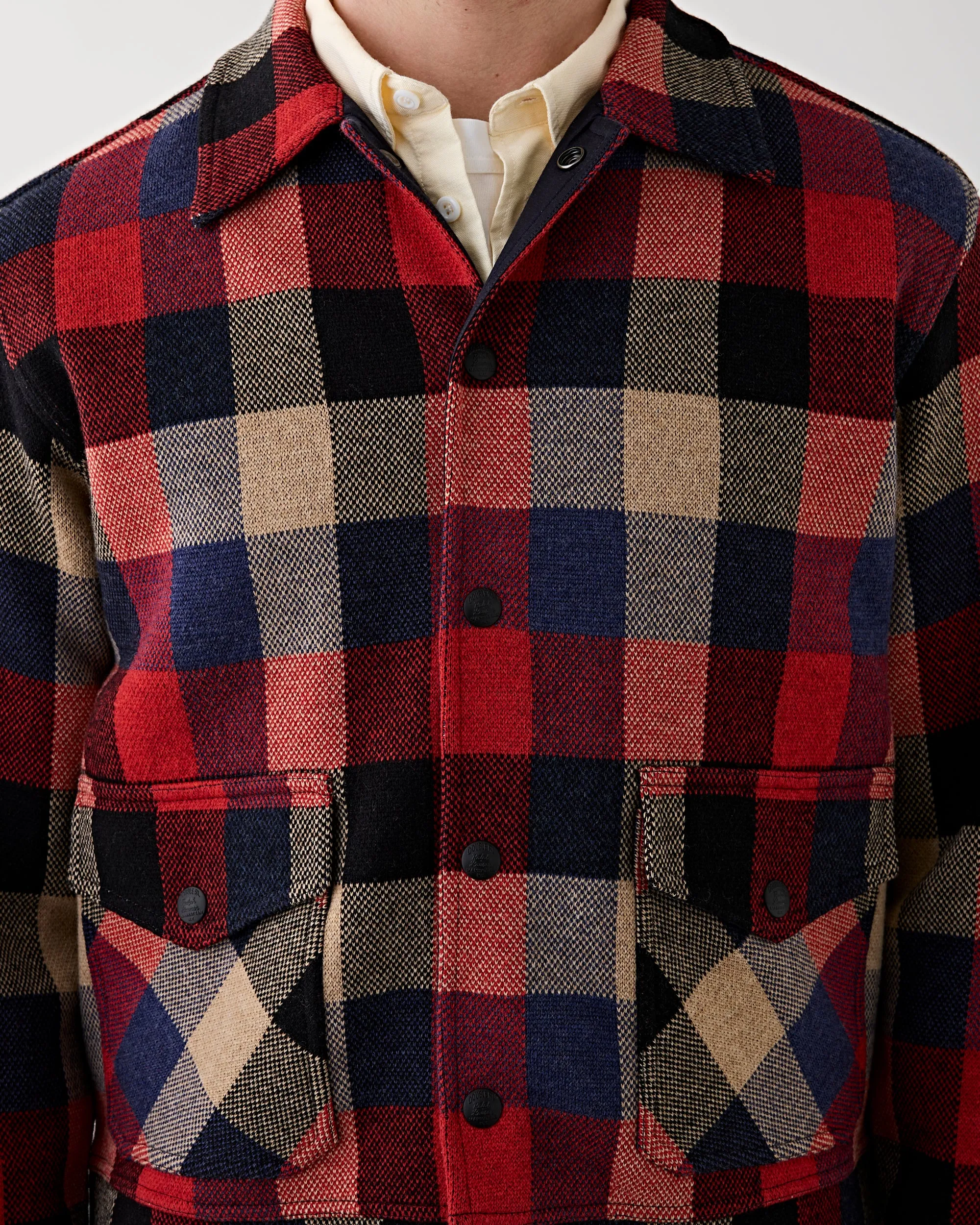 Plaid Wool Jumper Red/Multi