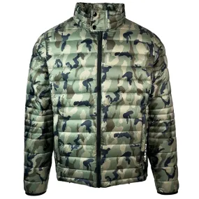 Plein Sport Plain Padded Camo Green Jacket