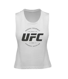 Reebok Womens Cropped Muscle Tank Top