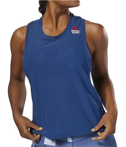 Reebok Womens Rc Jacquard Tan Tank Top