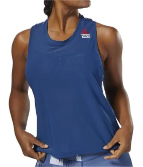 Reebok Womens Rc Jacquard Tan Tank Top