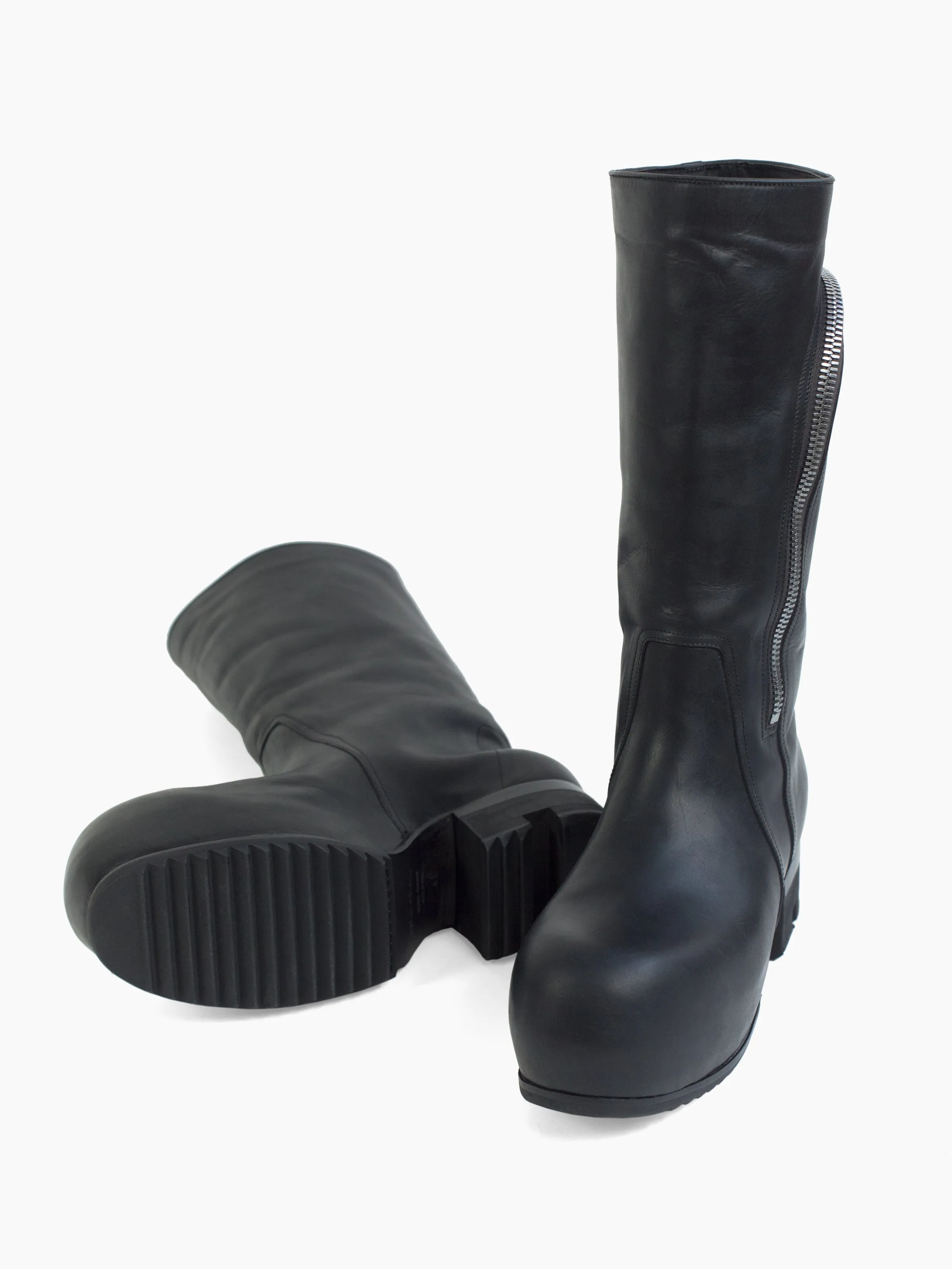 Rick Owens SS21 Bauhaus Ballast Boots (LGE)