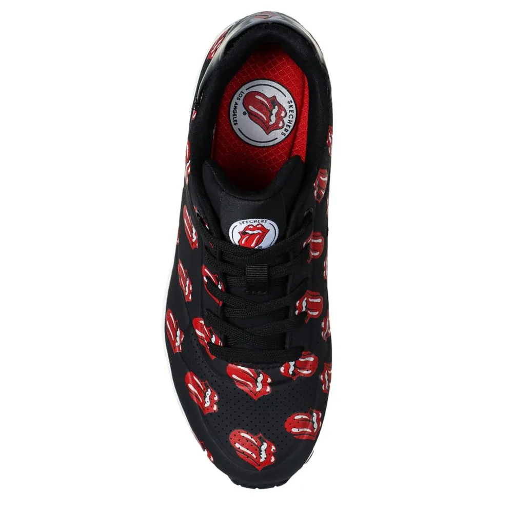 SKECHERS  WOMENS ROLLING STONES UNO SNEAKER