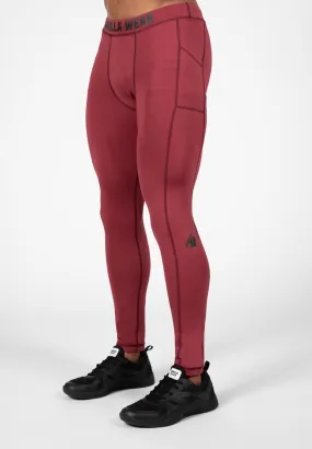 Smart Tights - Burgundy Red - 3XL Gorilla Wear