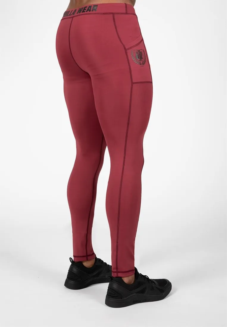 Smart Tights - Burgundy Red - 3XL Gorilla Wear