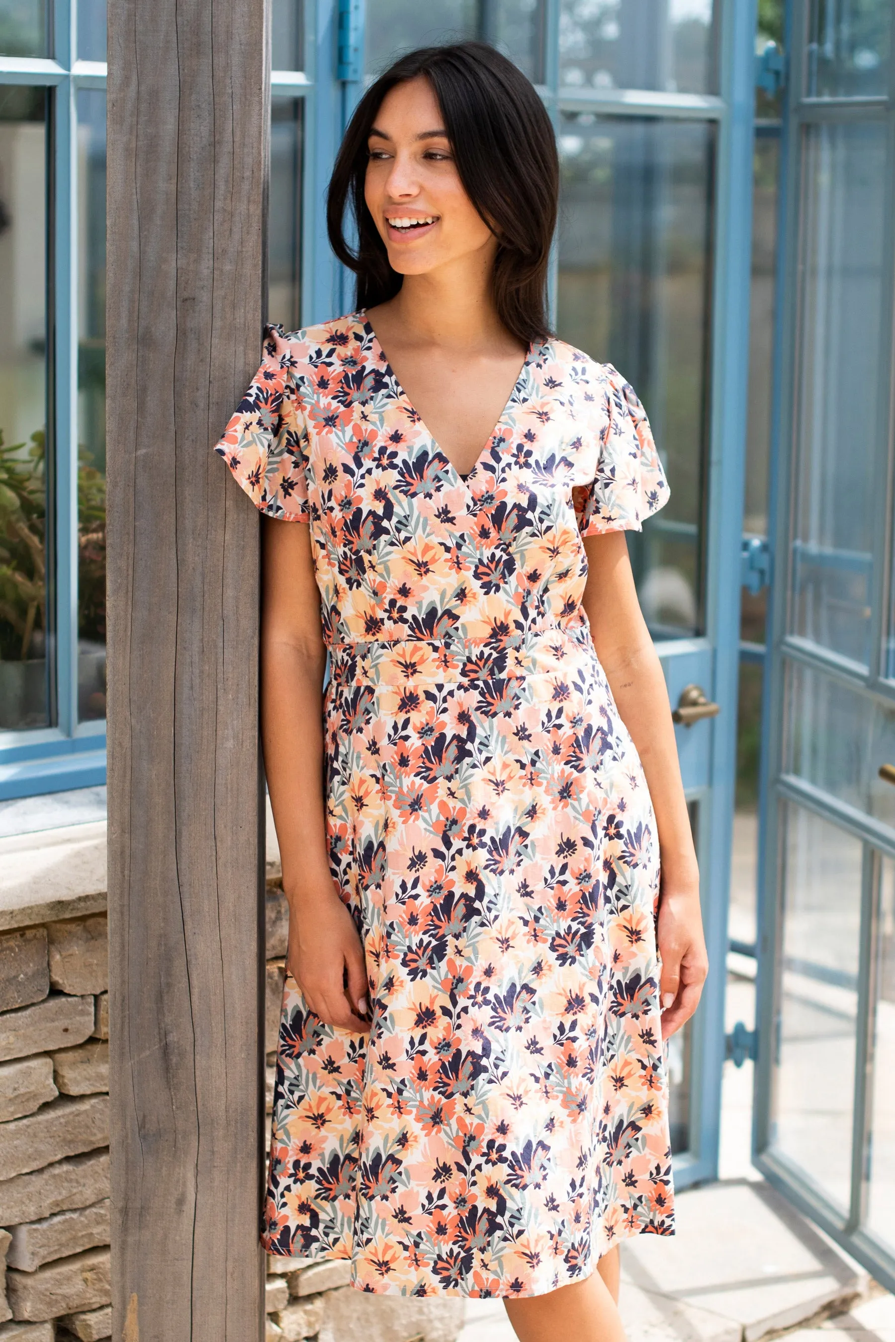 Summer Blooms Wrap Dress