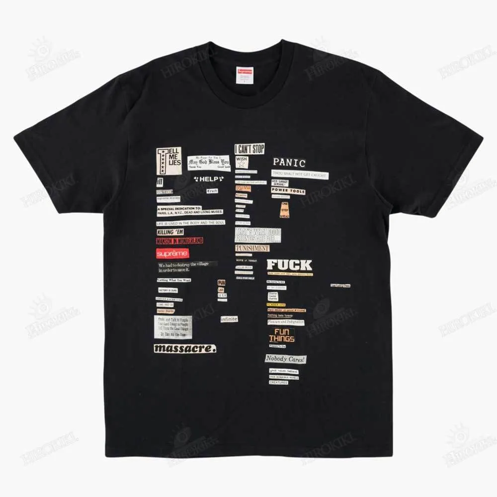 Supreme  |Unisex Street Style Collaboration Logo T-Shirts