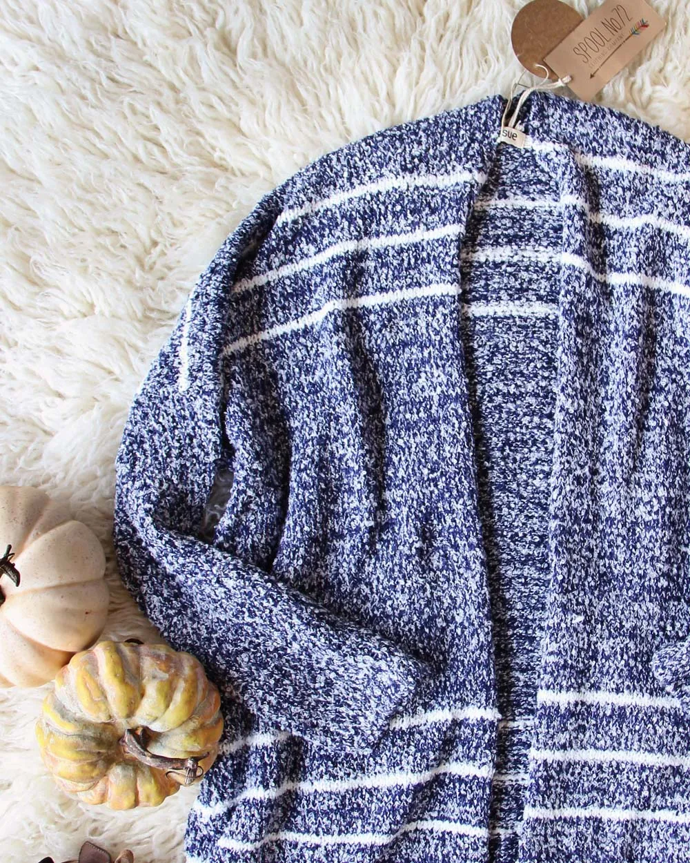 Sutton Cardigan Sweater in Navy