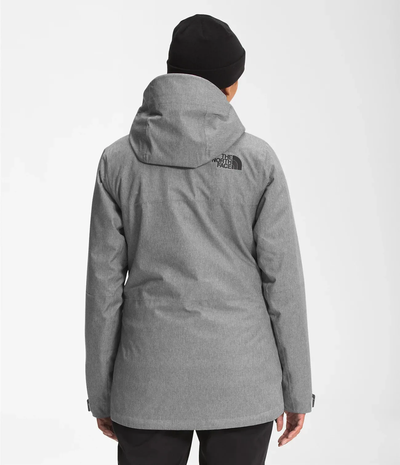 The North Face Women’s ThermoBall Eco Snow Triclimate Jacket NF Medium Grey Heather/Asphalt Grey