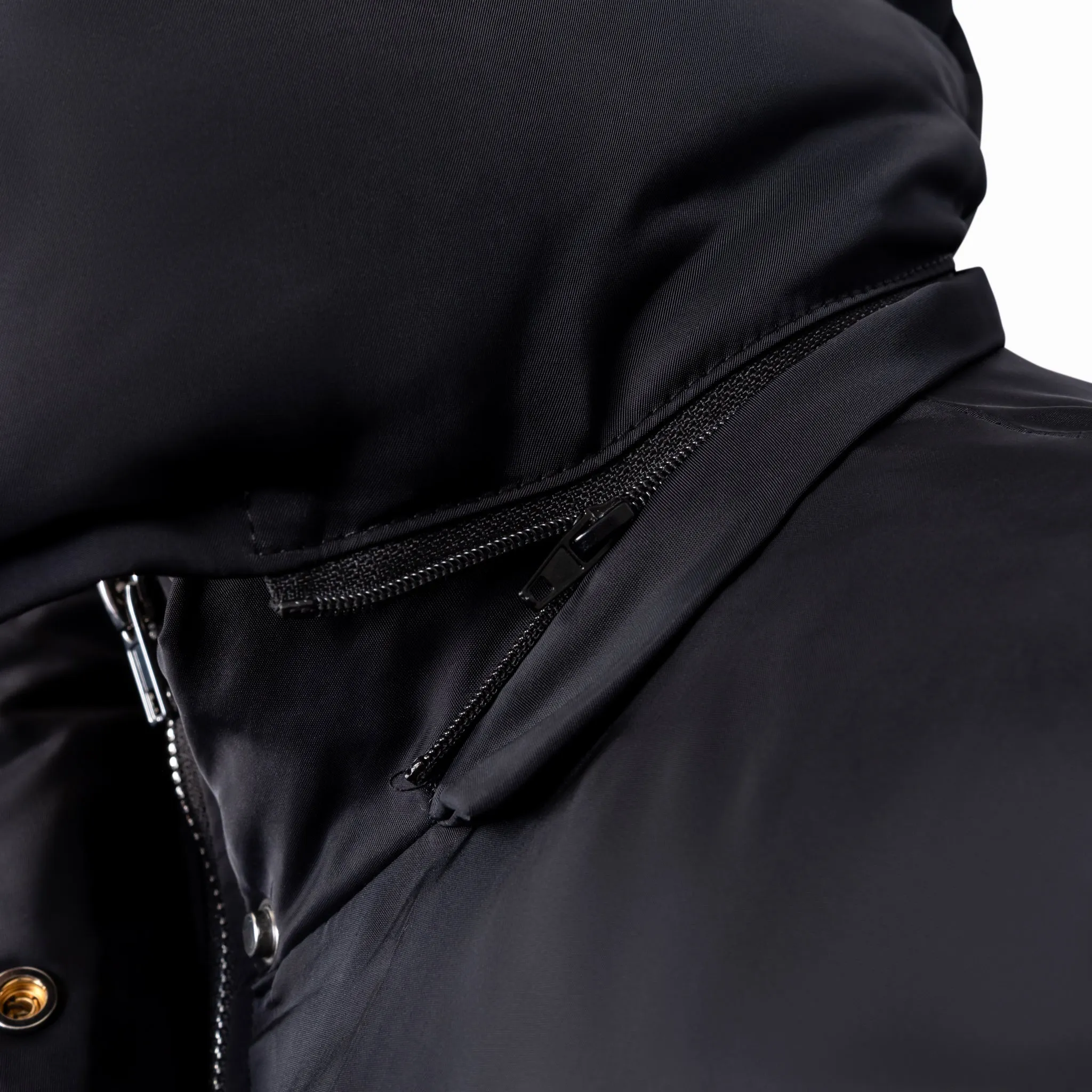 The Swank Puffer Parka Coat - Black