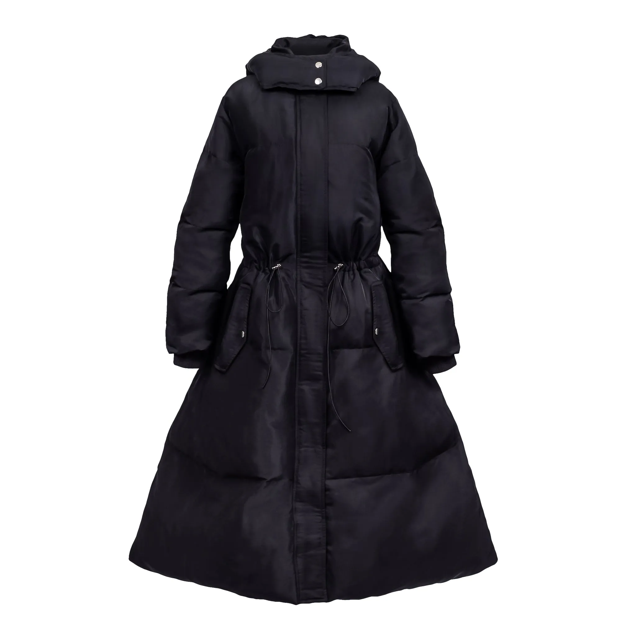 The Swank Puffer Parka Coat - Black