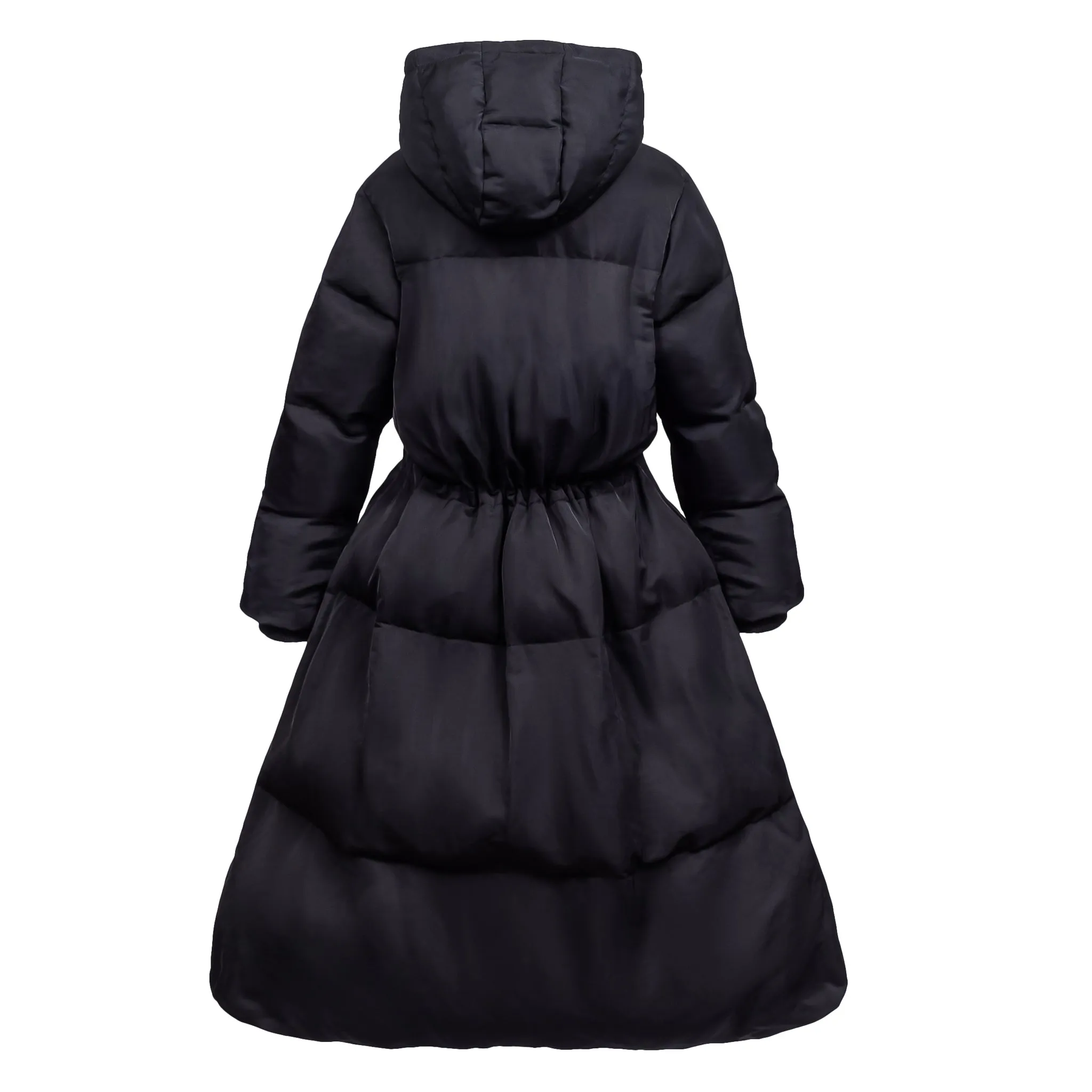 The Swank Puffer Parka Coat - Black