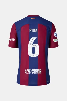 UWCL FC Barcelona home shirt 23/24 - Long-sleeve - PINA