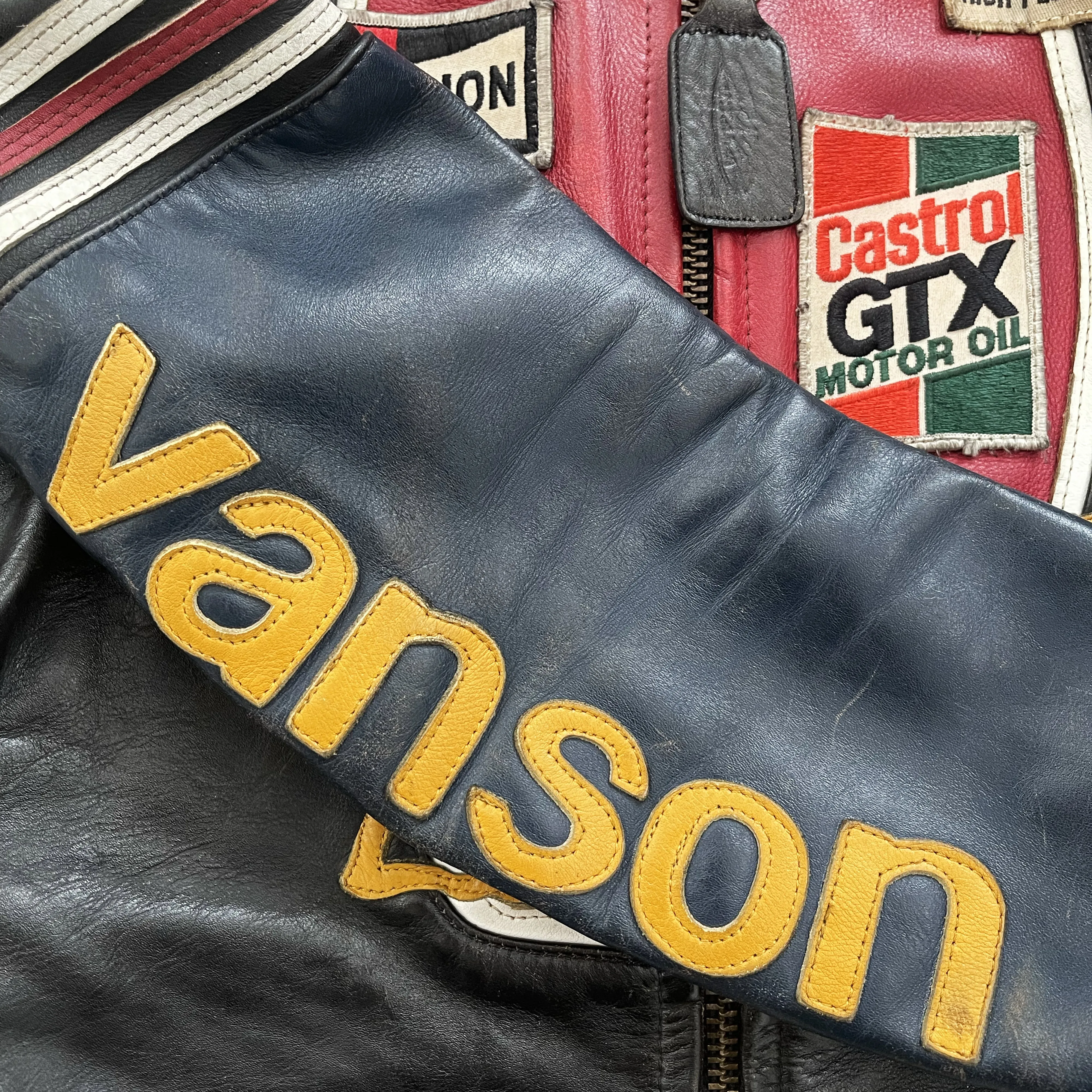 Vanson Leathers One Star Motorcycle Racer Jacket - M