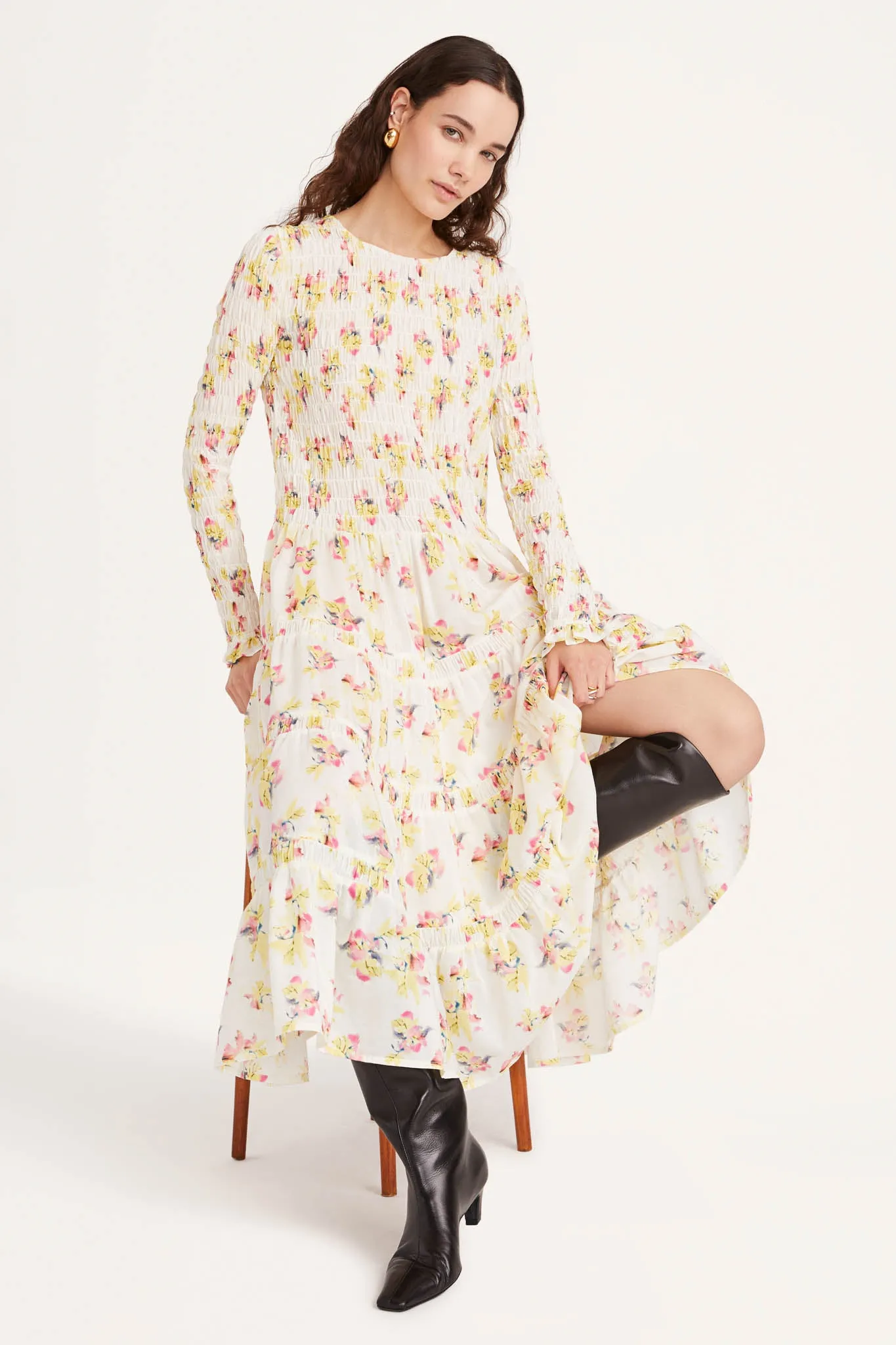 Vivien Dress in Dansa Floral Print