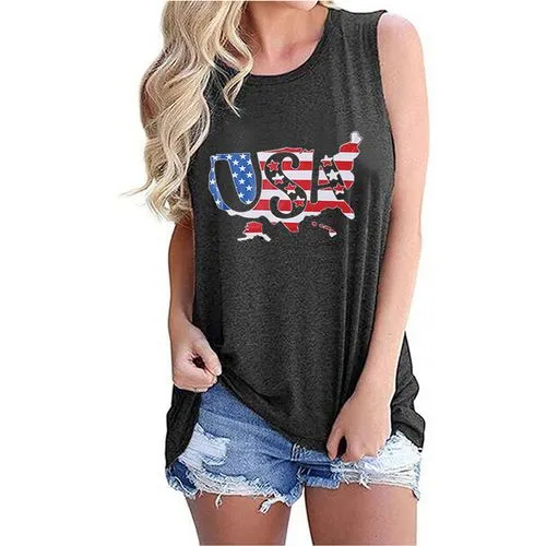 Women's Racerback Tank Tops Tank Tops Casual Letter