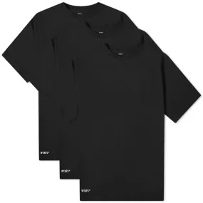 WTAPS 01 Skivvies T-Shirt - 3-PackBlack