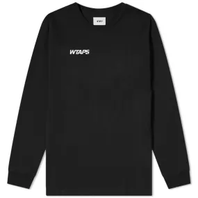 WTAPS Long Sleeve Stencil TeeBlack