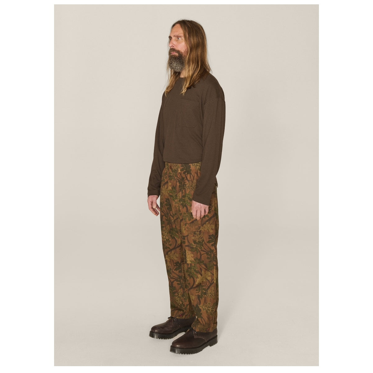 YMC Military Trousers brown multi